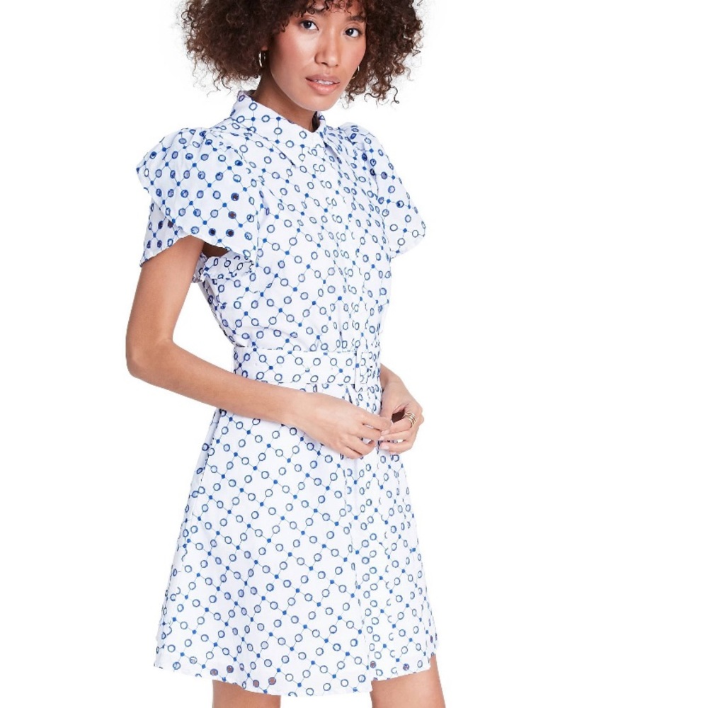 Alexis x Target Dot Embroidered Shirtdress